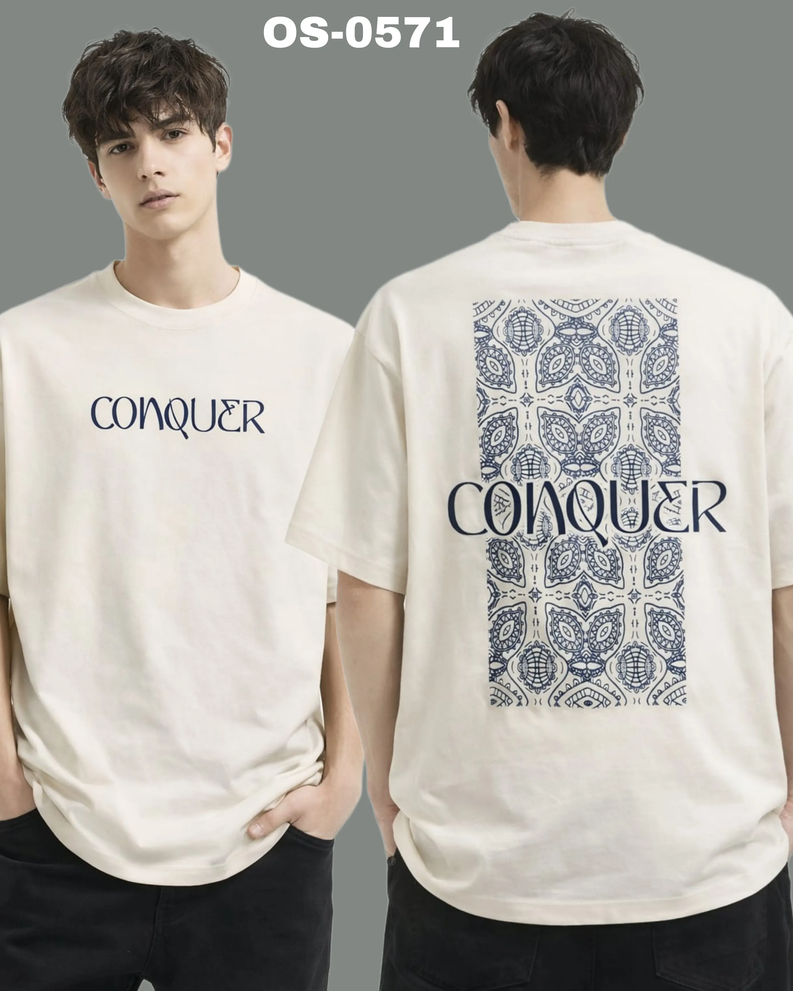 TOM HIDDLE BACK PRINT TSHIRT [S-XL]