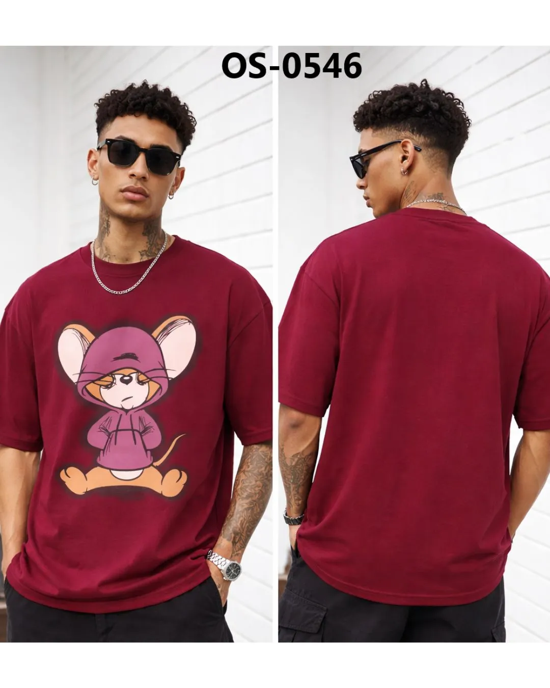 TOM HIDDLE BACK PRINT TSHIRT [S-XL]